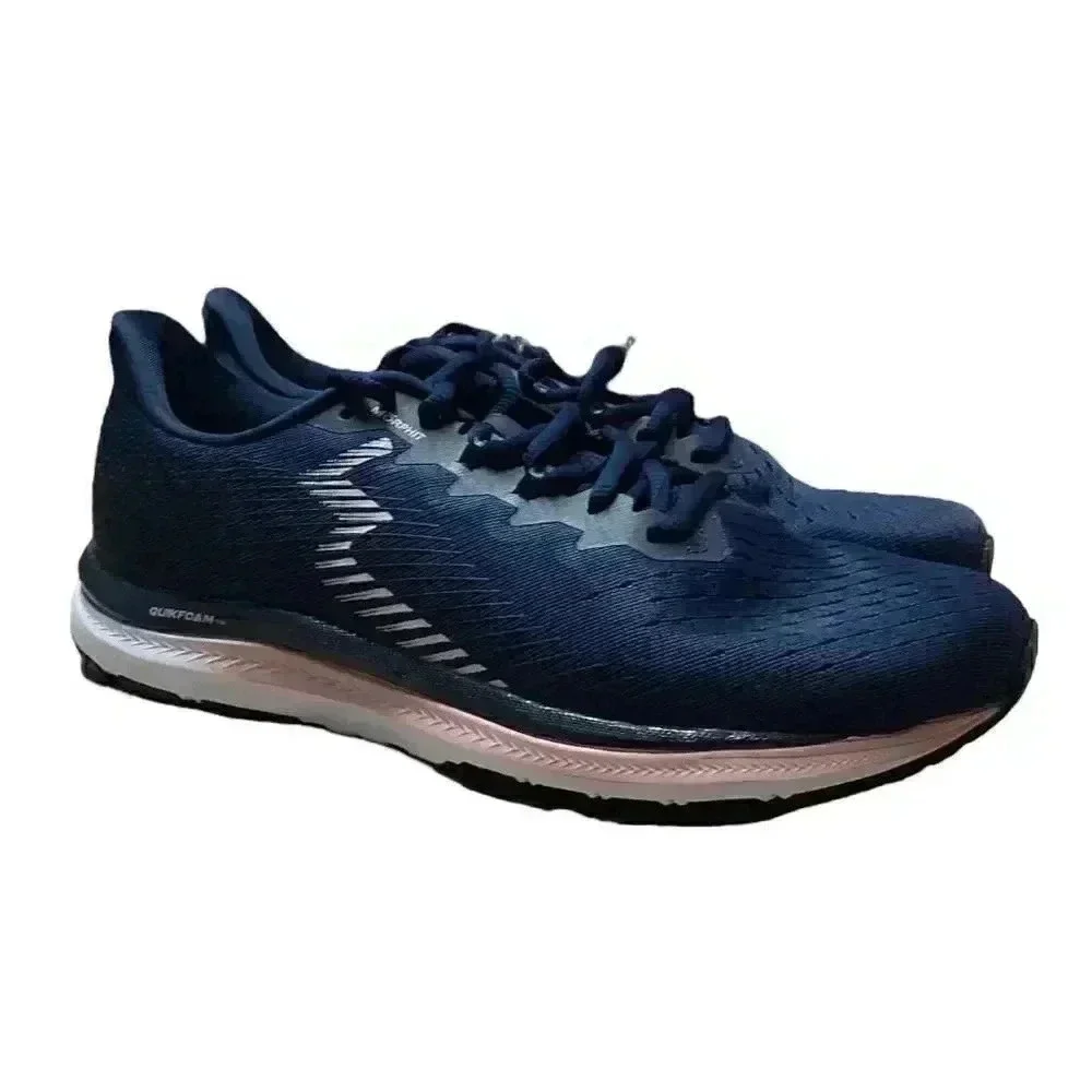 361 Kairos Womens 9.5 Blue Pink Carbon Plated Stability Running Shoes NEW